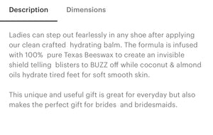 Blisters Bee Gone Balm