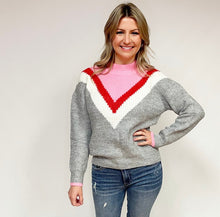 Load image into Gallery viewer, Colorblock Sweater
