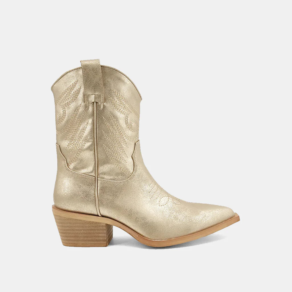 Zahara Gold Boots