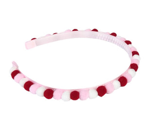 Valentine Pom Pom Headband