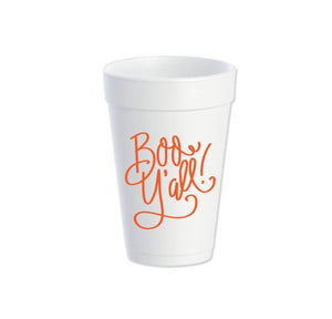Boo Y'all Foam Cups