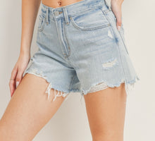 Load image into Gallery viewer, Distressed Hem Shorts
