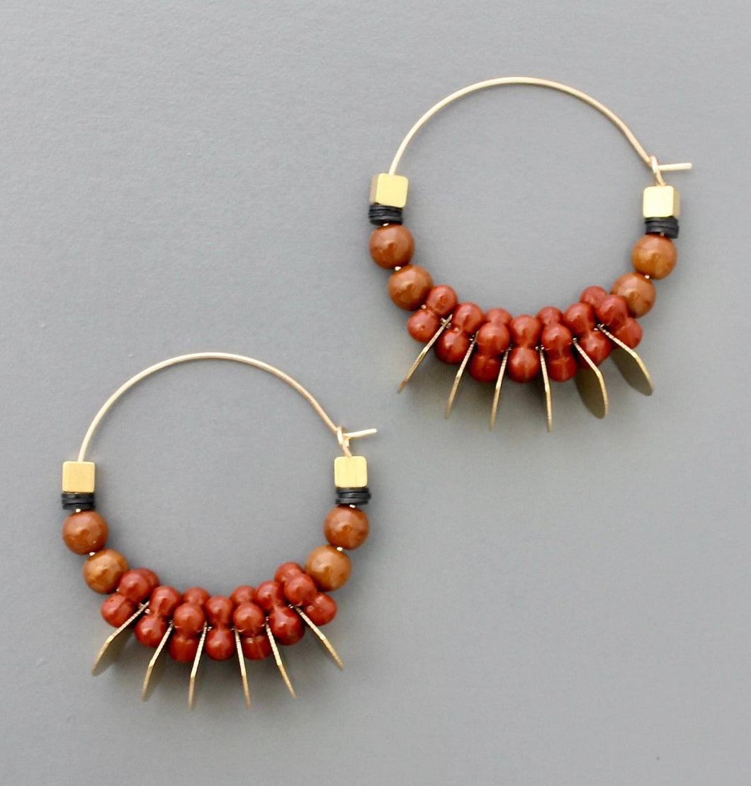 Czech Glass Hoops