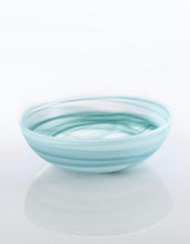 Load image into Gallery viewer, Turquoise Frosted Shallow Bowl
