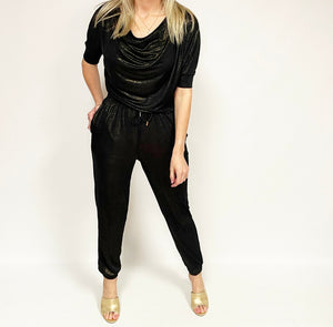 Shimmer Dolman Top