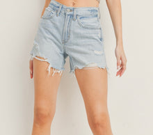Load image into Gallery viewer, Distressed Hem Shorts

