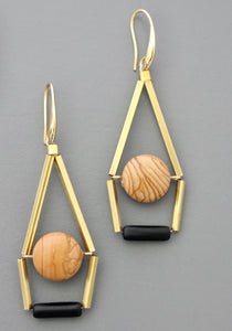 Sandstone Drop Earrings