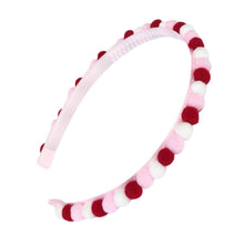 Load image into Gallery viewer, Valentine Pom Pom Headband
