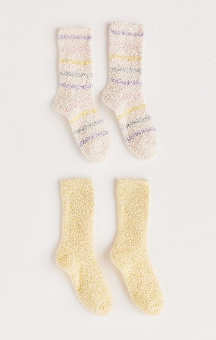 Stripe Plush Socks