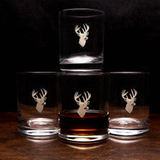 Deer Rocks Glass Set