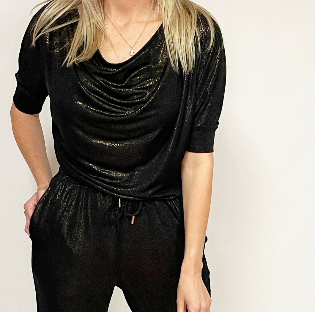 Shimmer Dolman Top