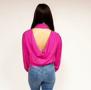Drape Back Top