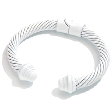 Load image into Gallery viewer, Twisted Cable Hinge Bracelet
