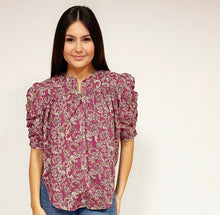 Load image into Gallery viewer, Printed Rachel Top
