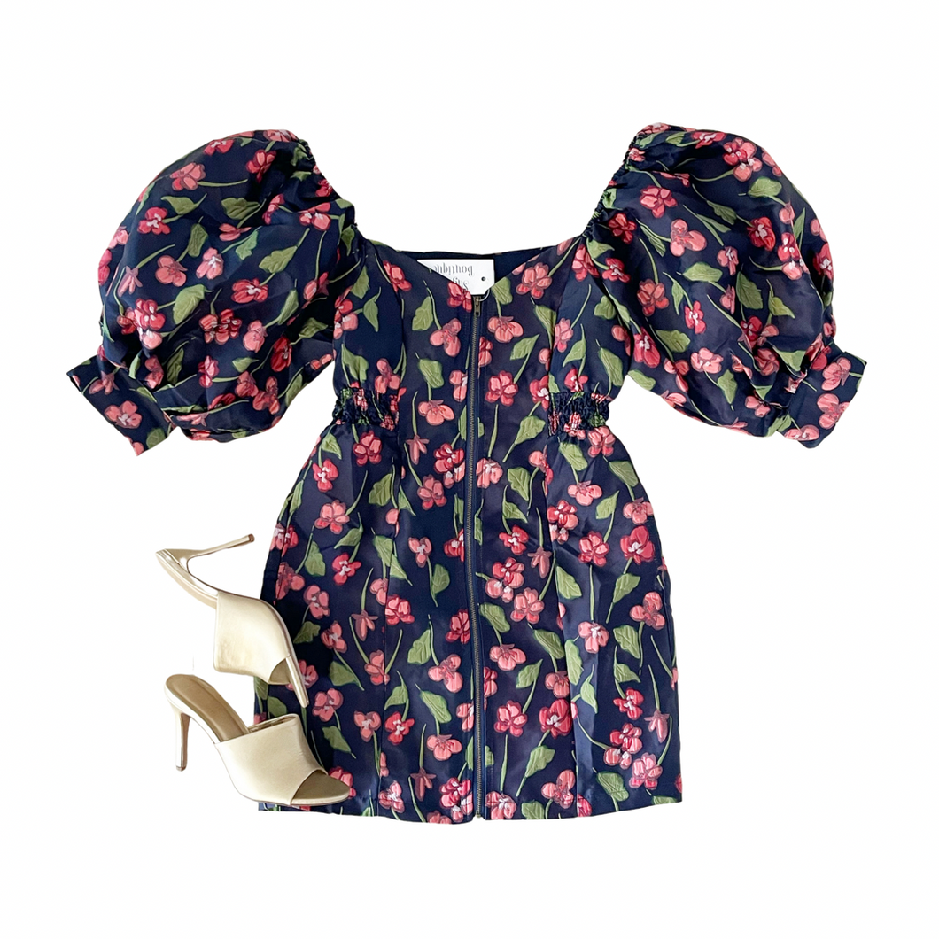 Jacquard Zip Dress