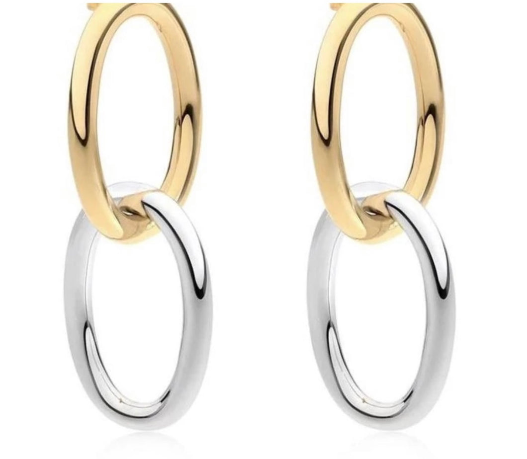 Mya Double Hoops