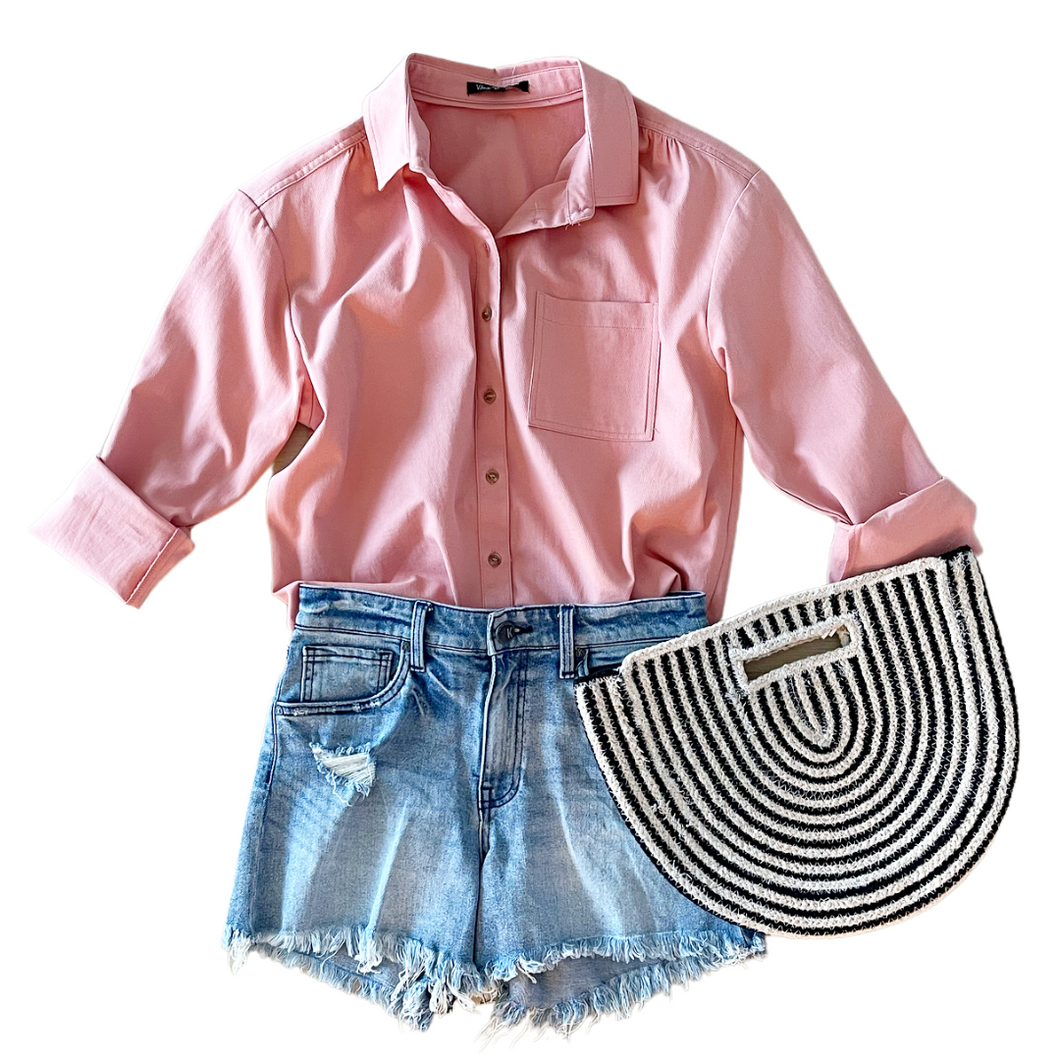 Leonard Button Top