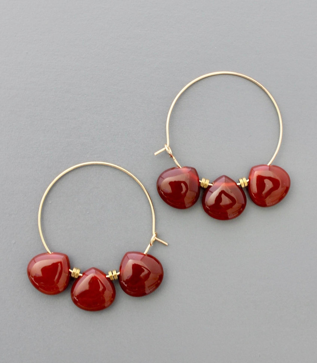 Teardrop Hoop Earrings