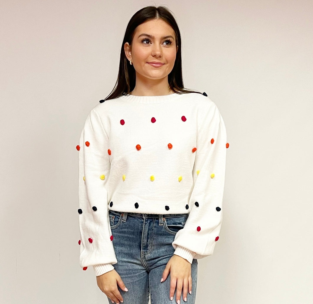 Multi Popcorn Sweater